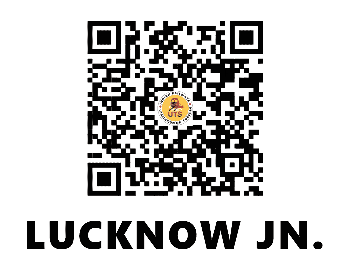 UTS QR Code for LUCKNOW JN. - LKO (NR - UTTAR PRADESH)